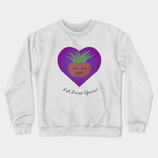 Let Love Grow Kawaii Plant Crewneck Sweatshirt